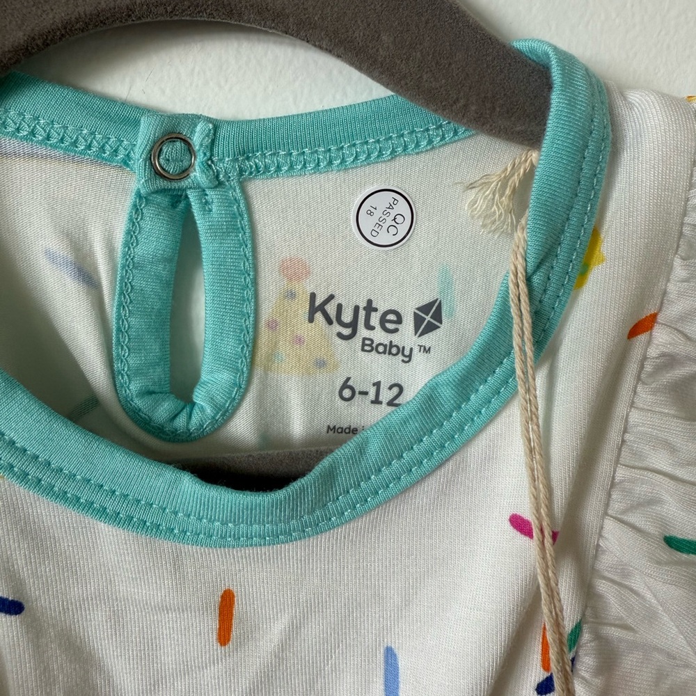 Kyte BABY Cloud Birthday Bubble Romper - Picture 2 of 3